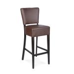 Tabouret de bar Naples - Avec dossier - Marron - Similicuir - G-Line HW-019092 €75.95 Tabourets de bar