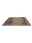 Plateau de table carré en chêne foncé (type château) avec mélamine, largeur 70 x profondeur 70 cm, collection G-Line. HW-031740 €39.95 Tableaux de restauration