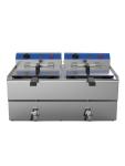 Friteuse - Electrique - Modèle de table - Vanne de vidange - 16 L - 2 x 230V - G-Line HW-058148 €299.00 Friteuses 230 volts