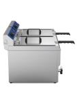 Friteuse - Electrique - Modèle de table - Vanne de vidange - 16 L - 2 x 230V - G-Line HW-058148 €299.00 Friteuses 230 volts