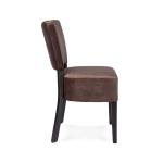 Fauteuil Rome - Marron foncé - Velours - Ligne G HW-58217 €59.95 Chaises en tissu