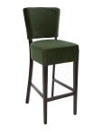 Tabouret de bar Naples - Avec dossier - Vert foncé - Velours - G-Line HW-58233 €79.95 Tabourets de bar