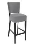Tabouret de bar Naples - Avec dossier - Gris - Velours - G-Line HW-58226 €79.95 Tabourets de bar