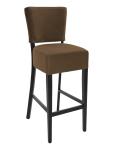 Tabouret de bar Naples - Avec dossier - Marron - Velours - G-Line HW-58229 €79.95 Tabourets de bar