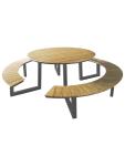 Table pique-nique - Ronde - Polywood - G-Line HW-60534 €549.00 Table de terrasse