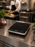 Table de cuisson à induction Basic - Noir - inox - 2000 W - G-Line 27978 €54.95 Plaque de cuisson à induction