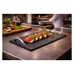 Assiette - 1/2 GN - Avec poignées - Noire - Ardoise - G-Line 77184 €20.85 Plateau de service