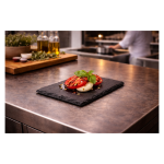 Assiette - Noire - Ardoise - L 20 x P 10 cm - G-Line 76834 €4.95 Plateau de service