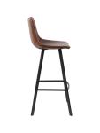 Tabouret de bar Nicolas - Cognac - Similicuir - G-Line 71387 €79.95 Tabourets de bar