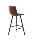 Tabouret de bar Nicolas - Cognac - Similicuir - G-Line 71387 €79.95 Tabourets de bar