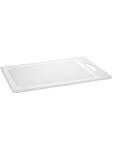 Planche à découper - Rainure à jus - Anneau de suspension - Blanche - Plastique - L 38,5 x P 26,5 cm - G-Line 18120 €4.95 Lames de coupe / planches à découper