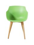 Chaise Alexia - Vert clair / Aspect bois - Synthétique - G-Line 81301 €44.95 Chaises en bois