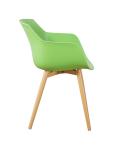 Chaise Alexia - Vert clair / Aspect bois - Synthétique - G-Line 81301 €44.95 Chaises en bois