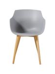 Chaise Alexia - Gris clair / Aspect bois - Synthétique - G-Line 81300 €44.95 Chaises en bois