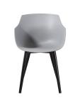 Chaise Alexia - Gris clair / Noir - Synthétique - G-Line 81304 €44.95 Chaises en métal