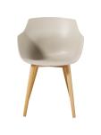 Chaise Alexia - Taupe / Aspect bois - Plastique - G-Line 81299 €44.95 Chaises en bois