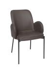 Chaise - Jans - Microfibre - Anthracite - Ligne G 85246 €130.00 Chaises en métal