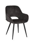 Stoel - Ferry - Velours - Antraciet - G-Line HW-129722 €119.95 Metaal stoelen