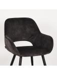 Stoel - Ferry - Velours - Antraciet - G-Line HW-129722 €119.95 Metaal stoelen