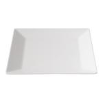 Assiette carrée blanche en mélamine, dimensions : 26,5 cm x 26,5 cm, collection G-Line. GL-15851 €10.95 Assiettes