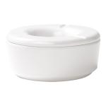 Cendrier - Rond - Avec couvercle - Blanc - Mélamine - Ø11.5 - G-Line GL-15846 €4.99 Cendriers