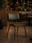 Fauteuil - Gustav - Similicuir - Vert chasseur - G-Line 156952 €79.95 Chaises en métal