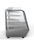 Warmhoudvitrine - Gebogen Ruit - Led Verlichting - RVS - 230V - B 69 CM - G-Line HW-013707 €499.00 Warmhoudvitrine