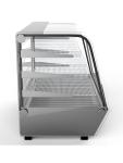 Warmhoudvitrine - Gebogen Ruit - Led Verlichting - RVS - 230V - B 85.6 CM - G-Line 13803 €539.10 Warmhoudvitrine