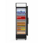 Réfrigérateur - 360 litres - 1 porte - Porte vitrée - Ventilé - Noir - G-Line HW-129410 €439.00 Vitrine à boisson