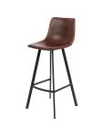 Tabouret de bar Nicolas - Cognac - Similicuir - Hauteur d'assise 70 cm - G-Line 169851 €69.95 Tabourets de bar