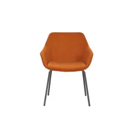 Chaise Toledo - Terracotta - Tissu côtelé - G-Line