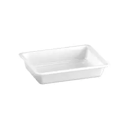 Poubelle de repos - H 7 x 34 x 23,5 CM - 0,275 KG - Polypropylène - Blanc - 3 litres - - -40°C / +75°C - Denox - 600011