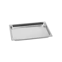 Bac gastronorme - 1/4 GN - 0,5 litre - H 2 x 26,5 x 16,2 CM - inox - Caterchef - 953652