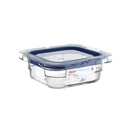 Boîte Alimentaire - 1/6 GN - 0.75 Litre - H 6.5 x 17.6 x 16.2 CM - Polycarbonate - Transparent - -40°C / +99°C - Avec Bord Silicone - Araven - 962464