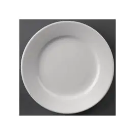 Assiette - 12 pièces - Ø 20,2 x H 2,5 CM - Porcelaine - Olympia - CC207