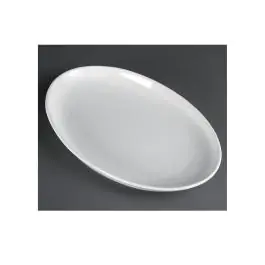 Plat - 2 pièces - H 3,6 x 23,5 x 36 CM - Porcelaine - Olympia - CC891