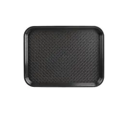 Plateau - Noir - H 2 x 34,5 x 26,5 CM - Plastique - Olympia - DP216
