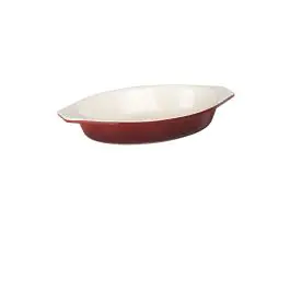 Bol en granit - 0,65 Litre - Rouge - H 4 x 14 x 19,5 CM - Fonte - Vogue - GH317