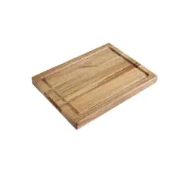 Planche à steak - H 2,5 x 26 x 19 CM - Bois d'acacia - Olympia - DP138