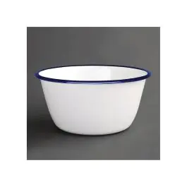 Bol à pudding - 88 CL - 6 pièces - Ø 15,5 x H 7,5 CM - Émail - Olympia - DC389