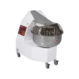 Pétrin à spirale - 35 KG - 2 Vitesses - Minuterie - Roues - Diamant - PBR-35/T2V
