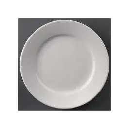 Assiette - 12 pièces - Ø 16,5 x H 2,14 CM - Porcelaine - Olympia - CC206