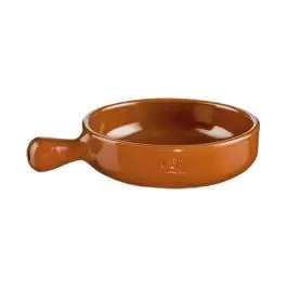 Casserole - H 3.5 CM - 0.3 KG - Ø13 CM - Faïence - Terracotta - 0.25 Litre - Regas - 540140