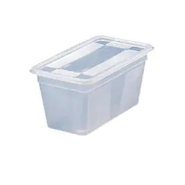 Boîte alimentaire - 1/3 GN - 5 Litres - 5 pièces - H 15 x 32,5 x 17,6 CM - Matfer Bourgeat - P849