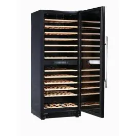 (NON DISPONIBLE)(DÉBUT SEPTEMBRE)Exquisit 270 litres - 1 porte - 103 bouteilles - 2 zones - GCWK320 | Cave à vin climatisée