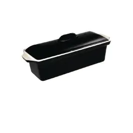 Moule à Pate - 1,7 Litre - Noir - H 12 x 34 x 10,5 CM - Fonte - Vogue - U560