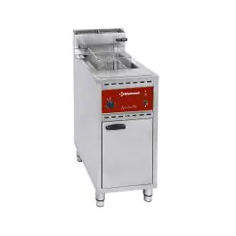 Friteuse à gaz - 16 Litres - Robinet de vidange - Socle - Diamant - FSM-16G/C