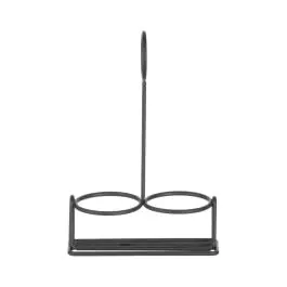 Étagère ménagère - Acier inoxydable - Noir mat - Hendi - 427170
