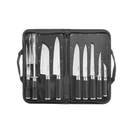 Set de couteaux 9 pièces - Inox - H 6.5 X 26 X 44.5 CM - Hendi - 975770