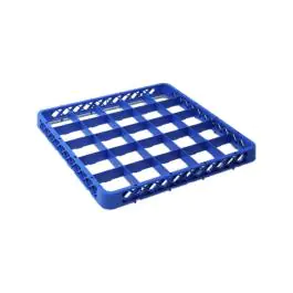 Corbeille à raisin - 25 verres - Bleu - Polypropylène - H 4 x L 50 x P 50 CM - Saro - 508-1220